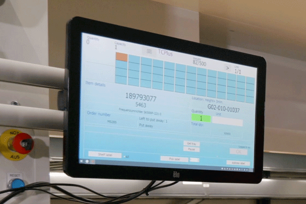 Softvér na riadenie skladu pre skladovanie malých dielov